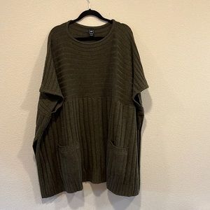 Gap knit poncho